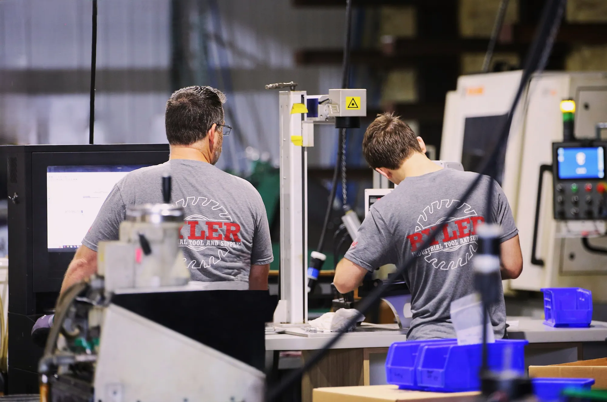 Byler Industrial Tool technicians at work on the shop floor